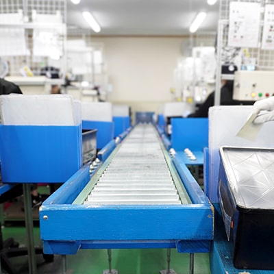 作業効率を上げるために作業に合わせた設備を用意