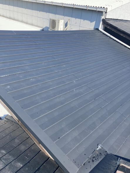 修繕した屋根全体