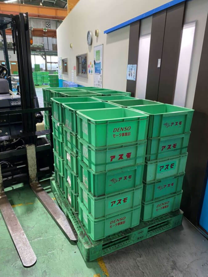 ①リフトや落下物で出入口がふさがれている状態です