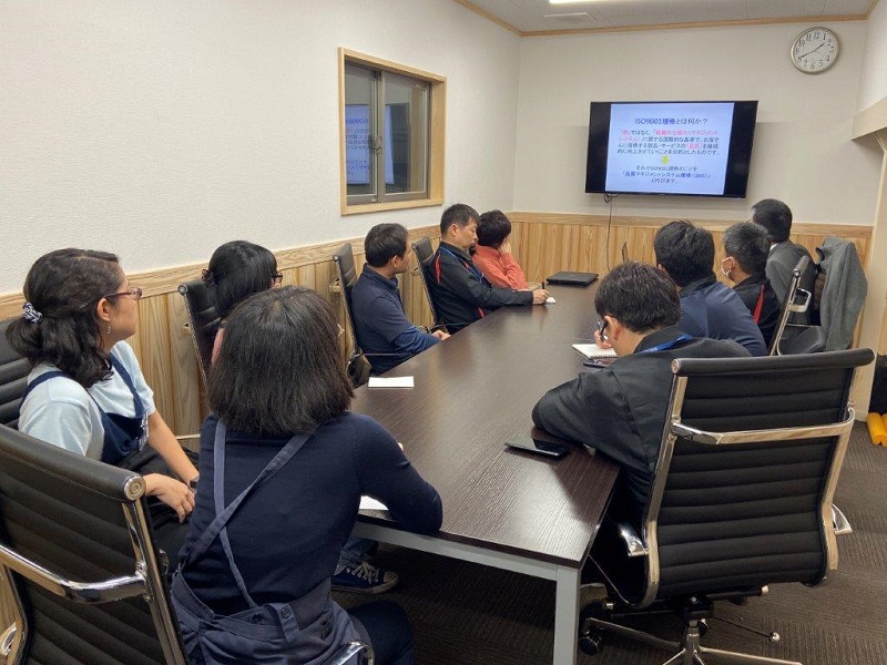 ISO9001講習の様子